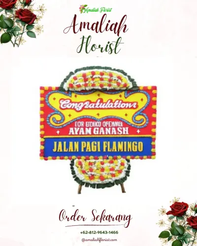 Bunga Papan Congratulation di Tanjung Sengkuang